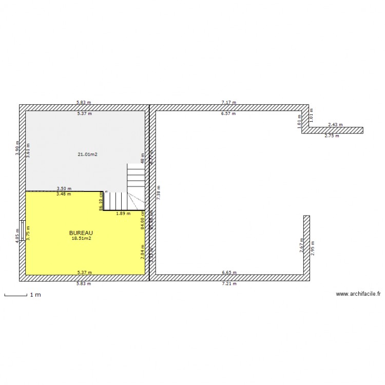 Etage 1. Plan de 0 pièce et 0 m2