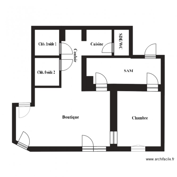 VIBERT. Plan de 0 pièce et 0 m2