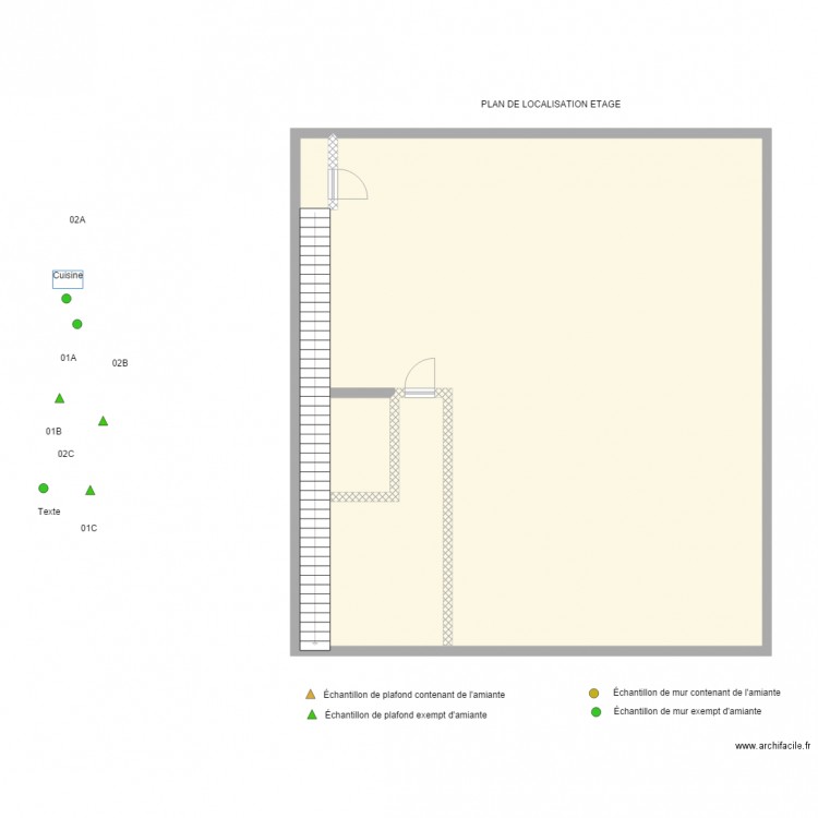 PLAN ETAGE 2640 2642 Benjamin Sulte Montréal . Plan de 0 pièce et 0 m2