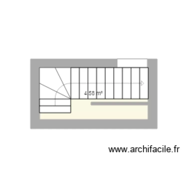 escalier 1. Plan de 