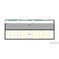 Plan côté terrasse estivale