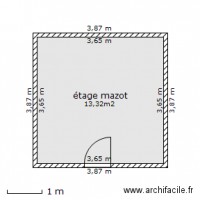 1er étage mazot actuel