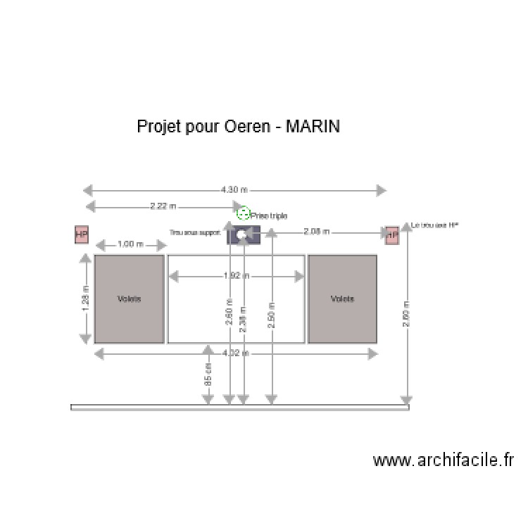 Installation OEREN. Plan de 0 pièce et 0 m2