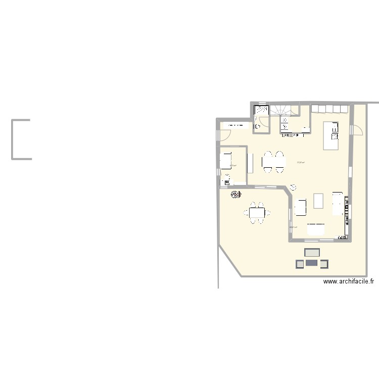 Smu bas 3. Plan de 8 pièces et 251 m2