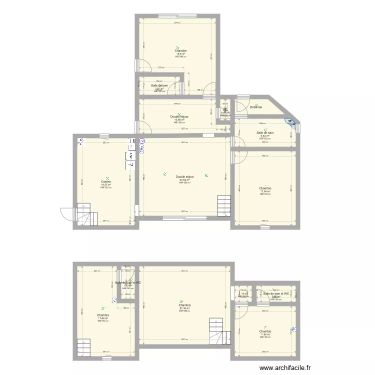 la bru&egrave;re . Plan de 