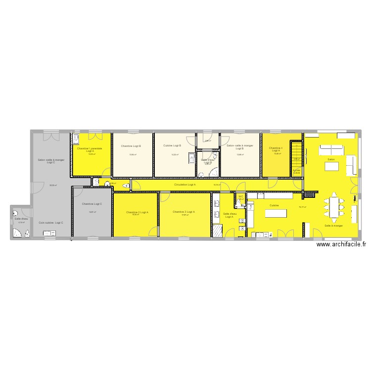 MAISON COMPLETE HELFAUT et cave. Plan de 36 pièces et 533 m2