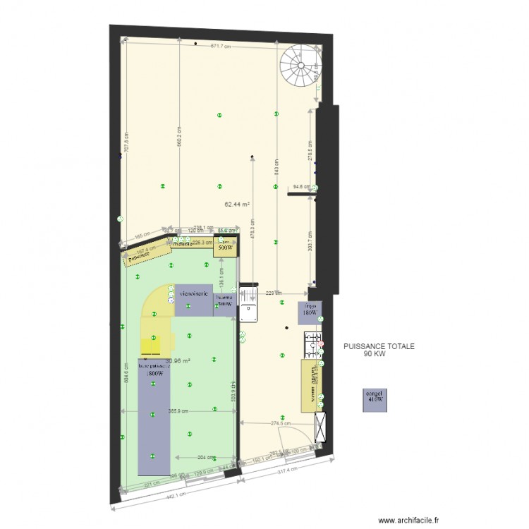 garlan 51 ELEC. Plan de 0 pièce et 0 m2