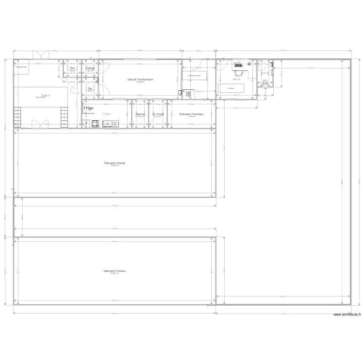 Atelier. Plan de 