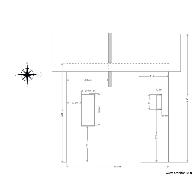 Mams Fa&ccedil;ade Est. Plan de 