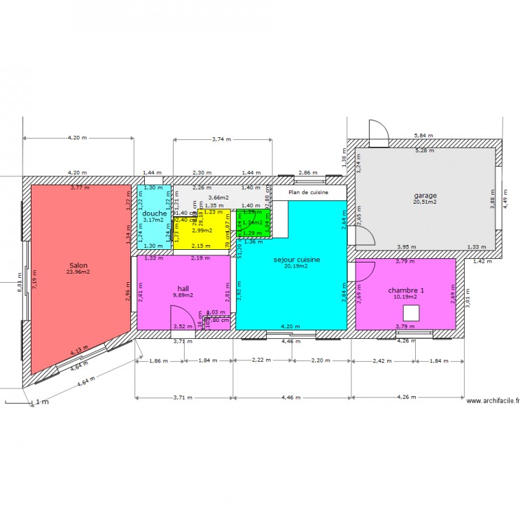 plan caro RDC. Plan de 0 pièce et 0 m2