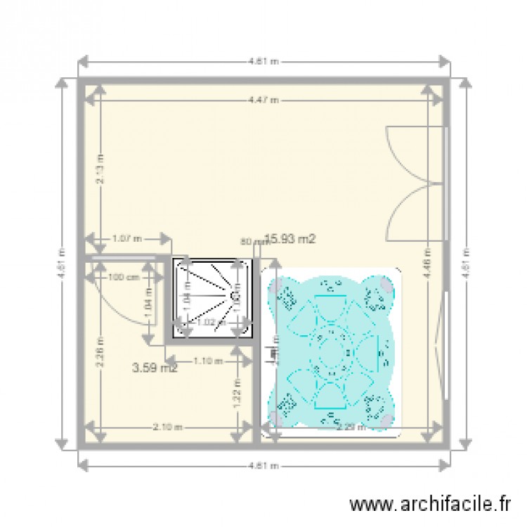 plan int chalet bois. Plan de 0 pièce et 0 m2