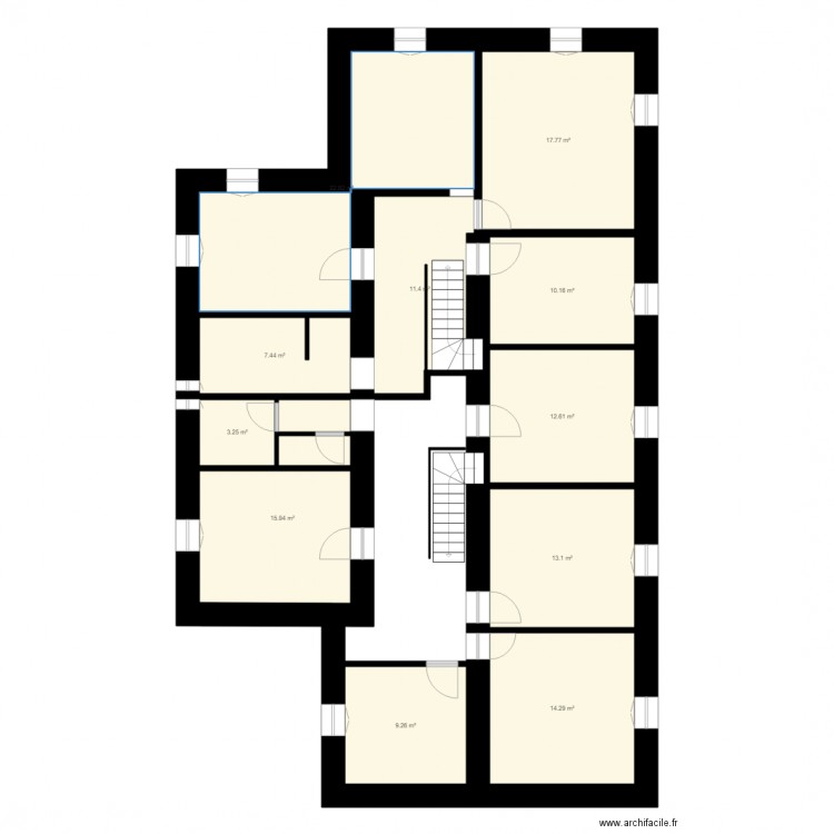etage10. Plan de 0 pièce et 0 m2