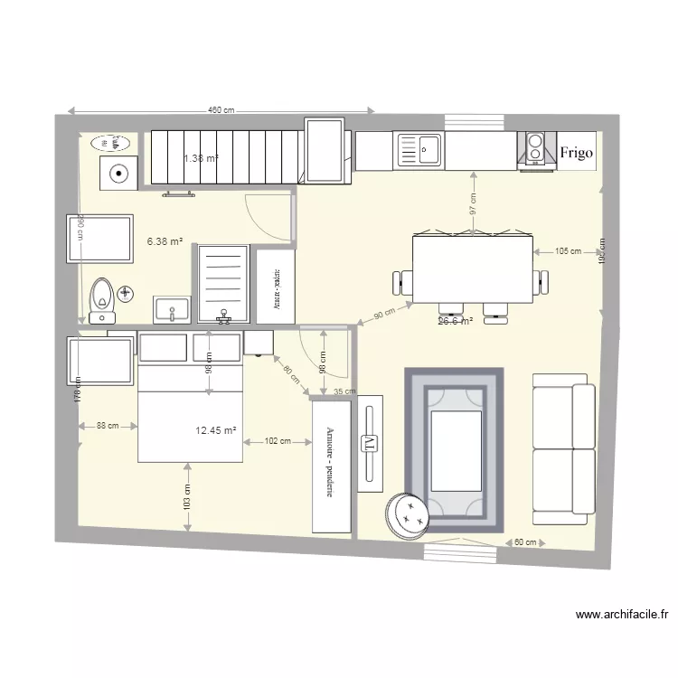 &eacute;tage 2 projet v11. Plan de 
