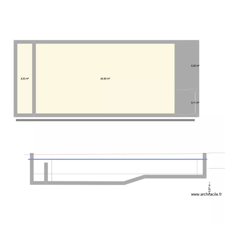 DUCOUTUNAMY. Plan de 4 Pièces et 46 m² DUCOUTUNAMY. Plan de 4 Pièces et 46 m²