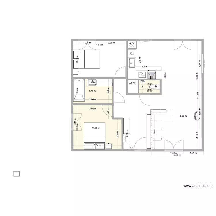 maison idee. Plan de 