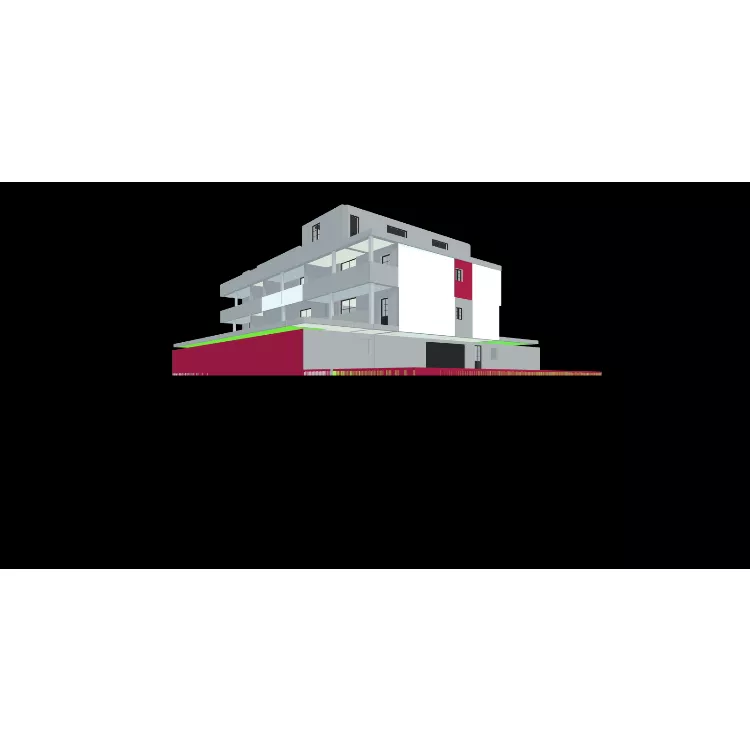 SEDAT2. Plan de 68  et 1635 m²