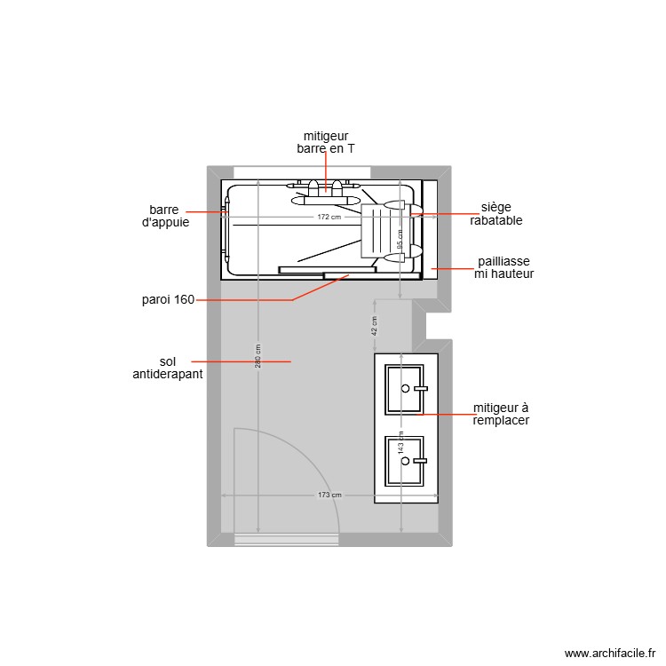 TEBOULE. Plan de 0 pièce et 0 m2