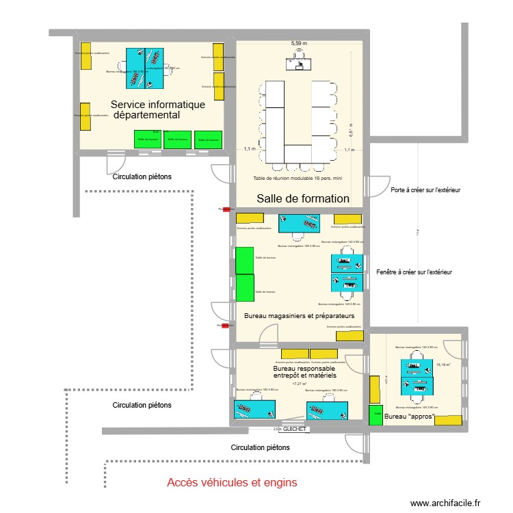 Aménagement des bureaux et magasin 2 SDR. Plan de 0 pièce et 0 m2 Aménagement des bureaux et magasin 2 SDR. Plan de 0 pièce et 0 m2