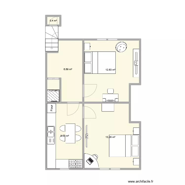 R+2. Plan de R+2. Plan de