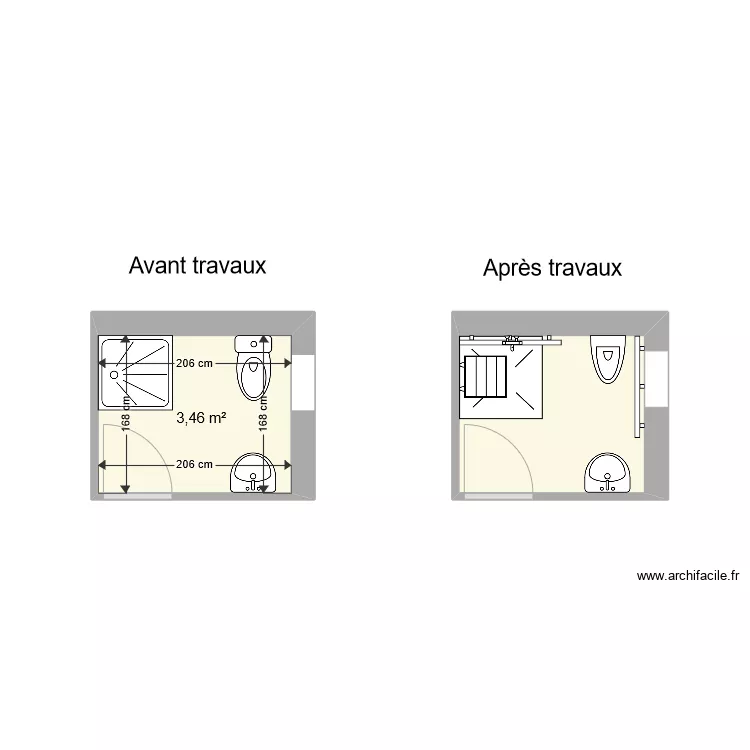 Sdb Marquet. Plan de 