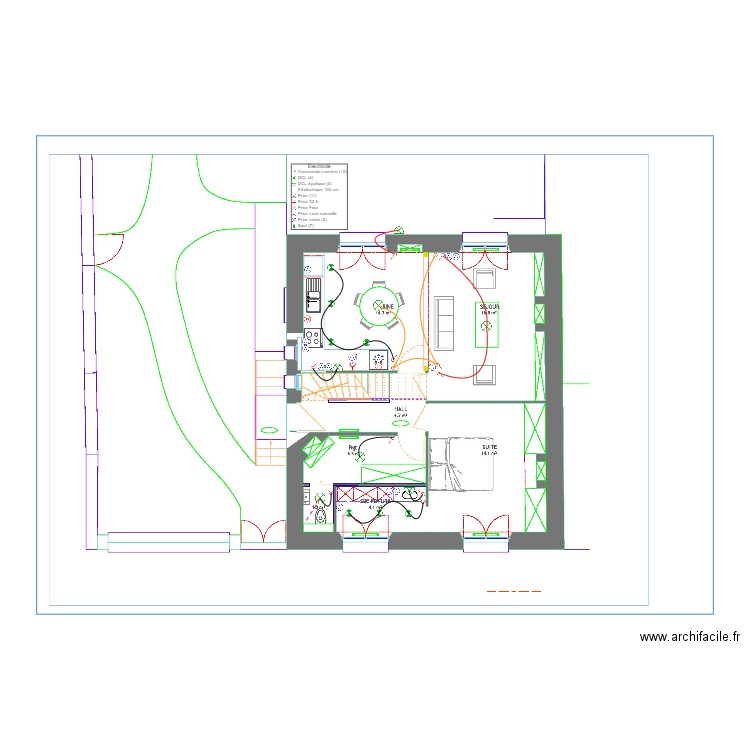 Gloaguen rdc client. Plan de 0 pièce et 0 m2