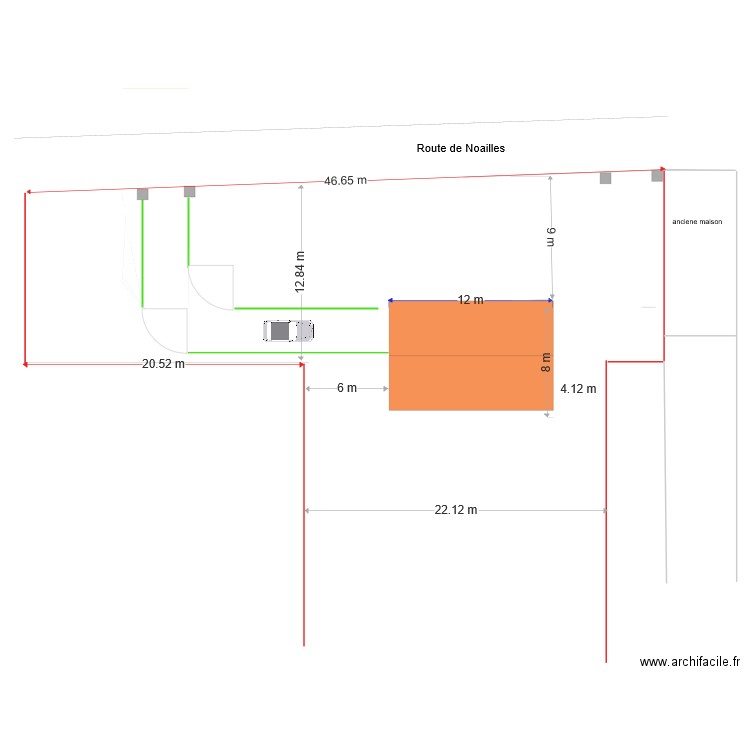 maison sur terrain1. Plan de 0 pièce et 0 m2