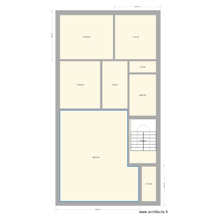 farciennes. Plan de 0 pièce et 0 m2