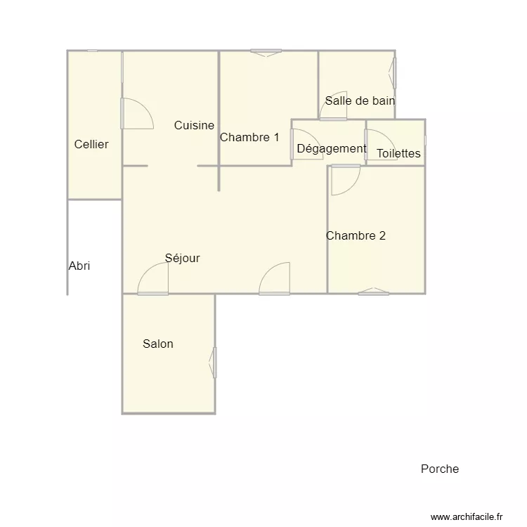 Croquis TRUONG. Plan de 