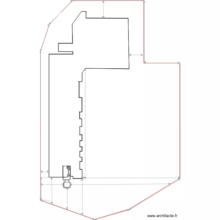 RED ICE  TERRASSE. Plan de 