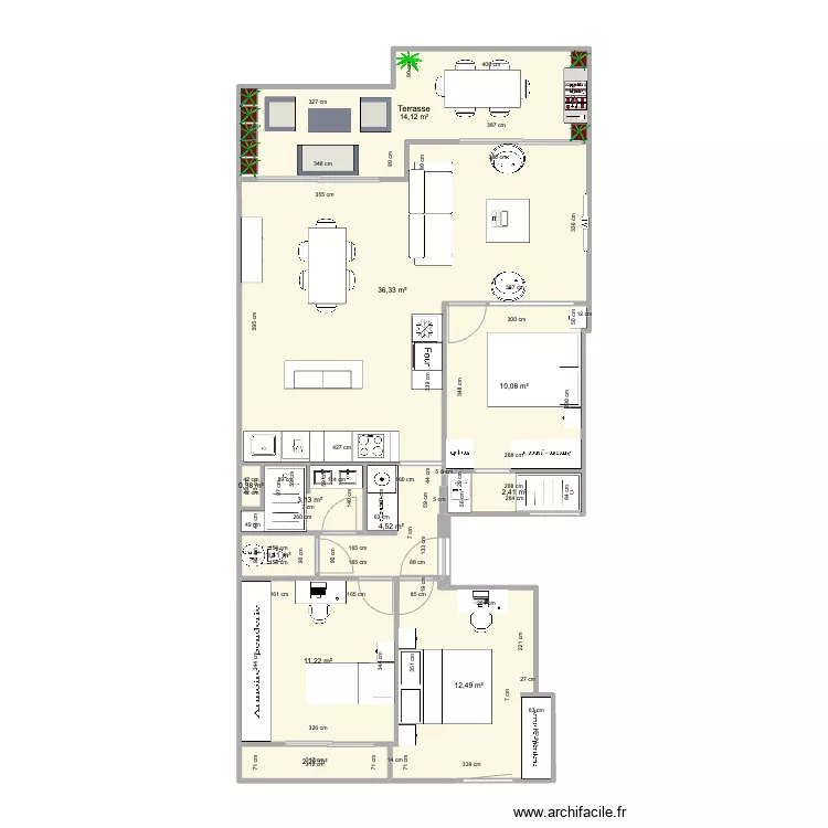 Pornichet VirginiaV7. Plan de 