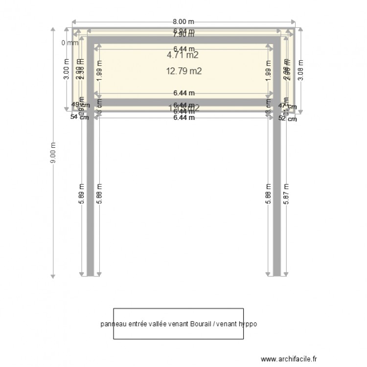 Plan. Plan de 0 pièce et 0 m2