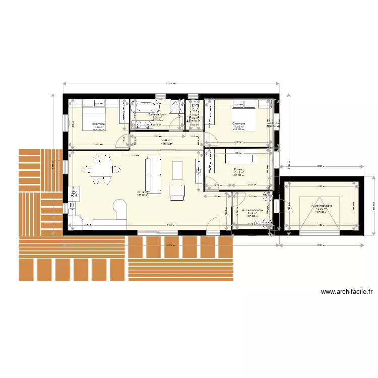 maison. Plan de 