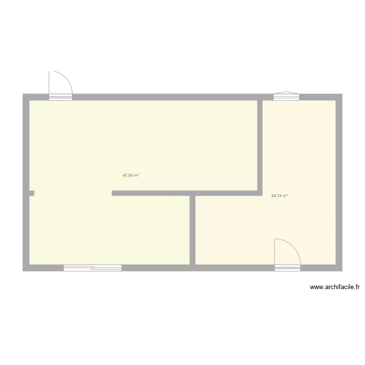 maison vezin. Plan de 