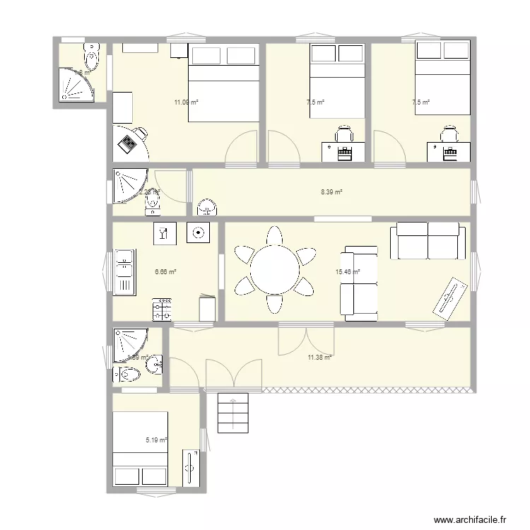 Maison Maman2. Plan de 
