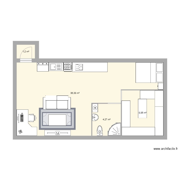 bunker 2. Plan de 0 pièce et 0 m2