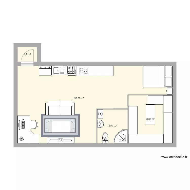 bunker 2. Plan de 0 pièce et 0 m2