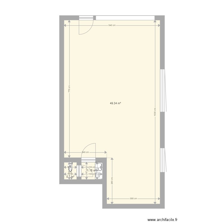 bureau bouge avant. Plan de 0 pièce et 0 m2