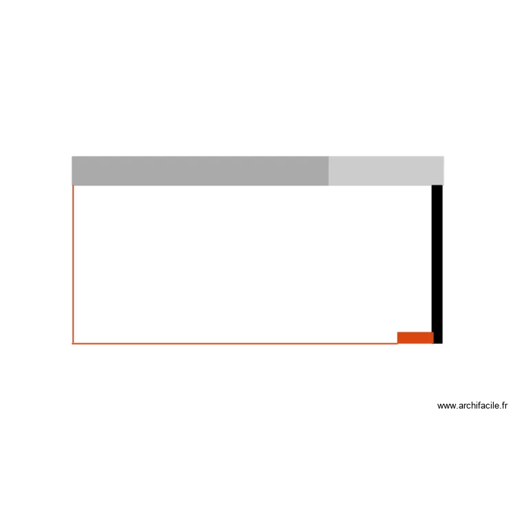 TERRASSE SALON. Plan de 