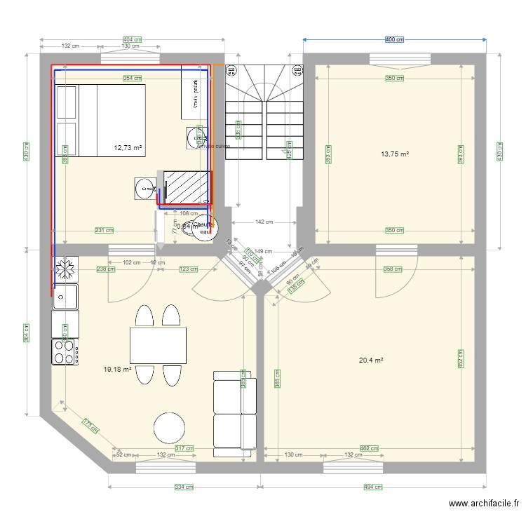 Antoine plan 3 Abbaye 32 plomberie. Plan de 0 pièce et 0 m2