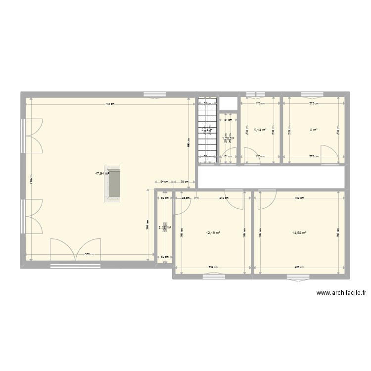 ST SYMPHORIEN Modif 1. Plan de 8 pièces et 94 m2