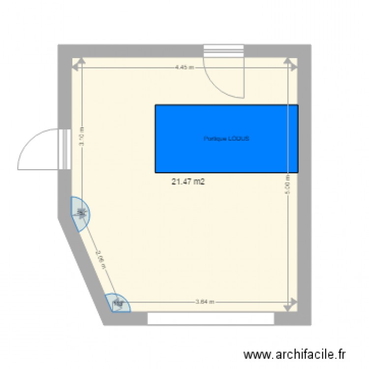 Plan 2 M POLARD. Plan de 0 pièce et 0 m2