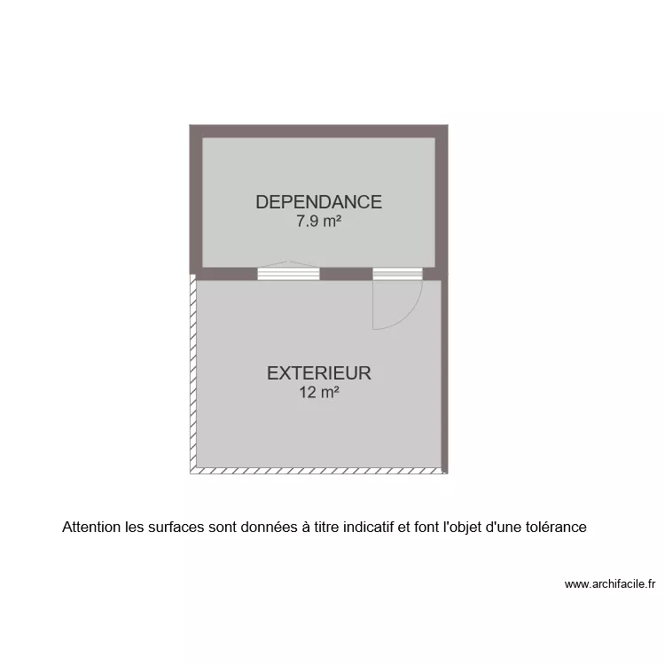 BI 6418 DEPENDANCE. Plan de BI 6418 DEPENDANCE. Plan de