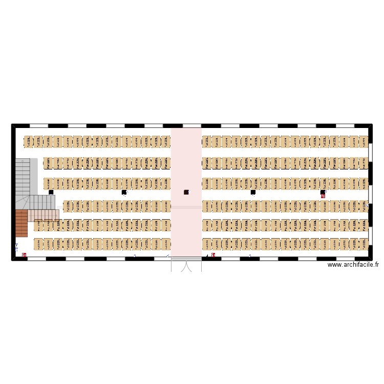 Lacan RDC. Plan de 0 pièce et 0 m2