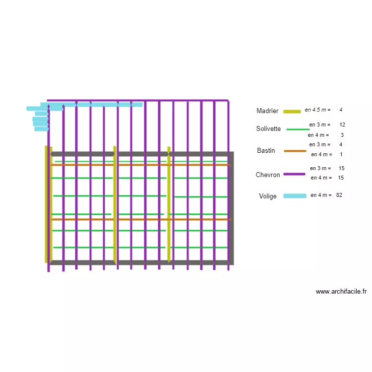 plan toiture 333. Plan de 