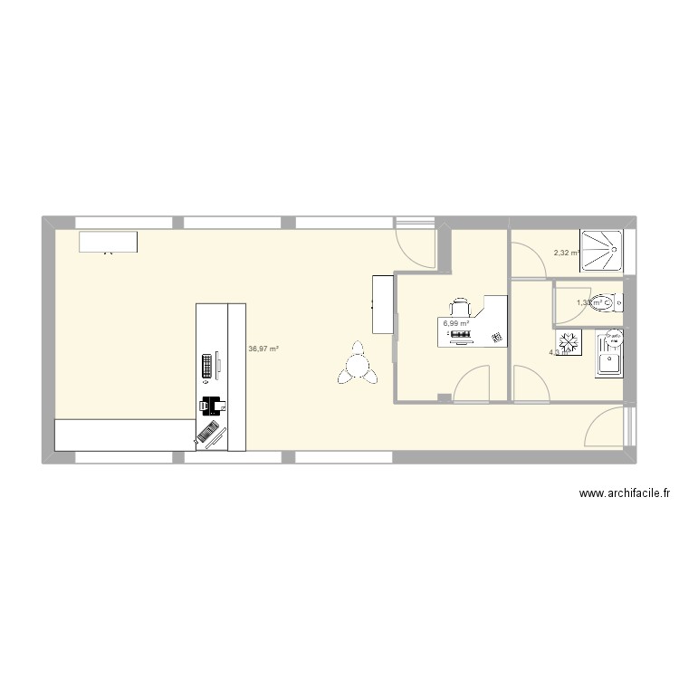 garancieres projet. Plan de 0 pièce et 0 m2