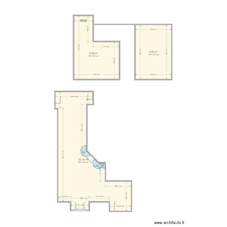 BELLAC. Plan de 0 pièce et 0 m2