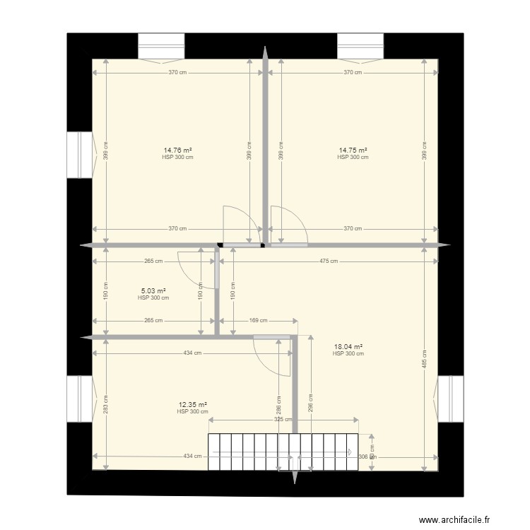 1er étage rénovée 3. Plan de 0 pièce et 0 m2