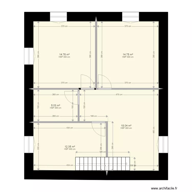 1er &eacute;tage r&eacute;nov&eacute;e 3. Plan de 