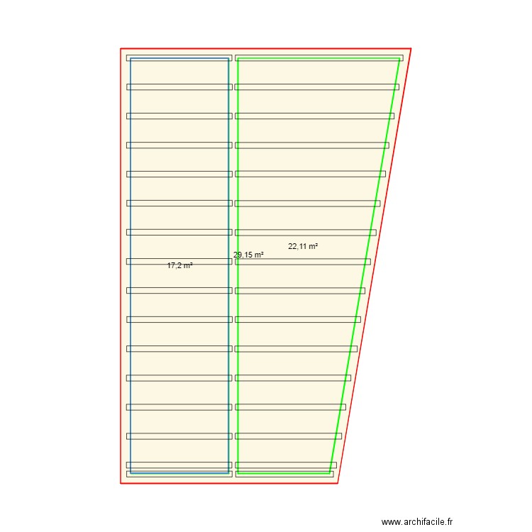 mat fondation coach 2. Plan de 3 pièces et 86 m2