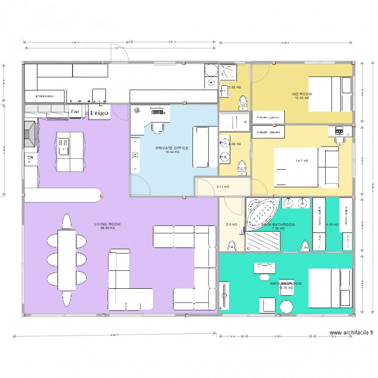 caraibLEAVINGHOUSE2bis. Plan de 0 pièce et 0 m2